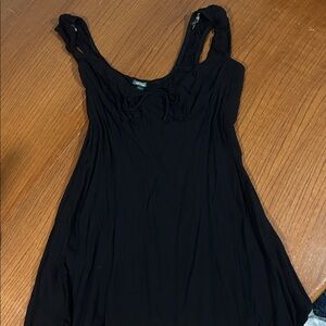 Wild Fable Black Textured Top